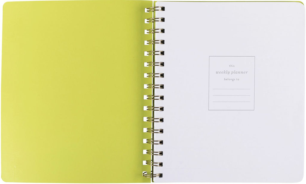 Yosemite Undated Weekly Planner