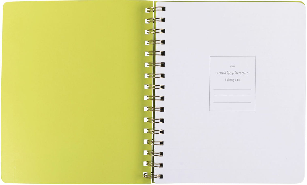 Yosemite Undated Weekly Planner