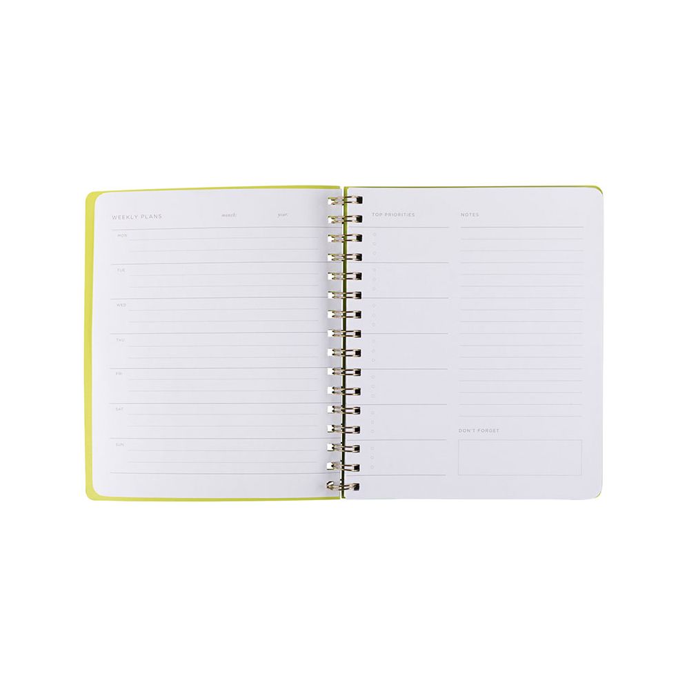 Yosemite Undated Weekly Planner
