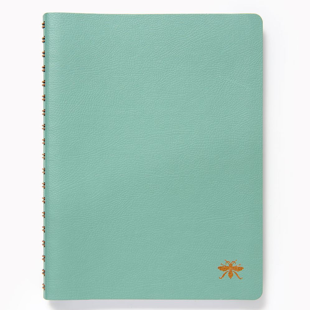 Limited Edition Paper Wasp Sage Faux Leather Semi Concealed Journal