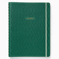 Paper Wasp Wavy Lines Faux Leather Semi Concealed Journal