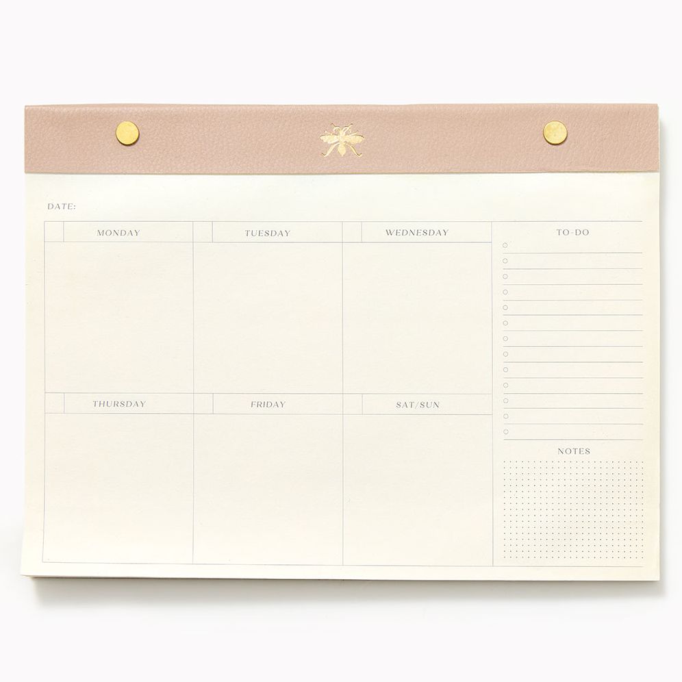 Sand Grid Paper Wasp Desk Pad