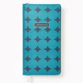 Teal Diamond Paper Wasp Slim Address Book
