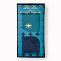 Teal Paper Wasp Leatherette Corner Bookmark Set