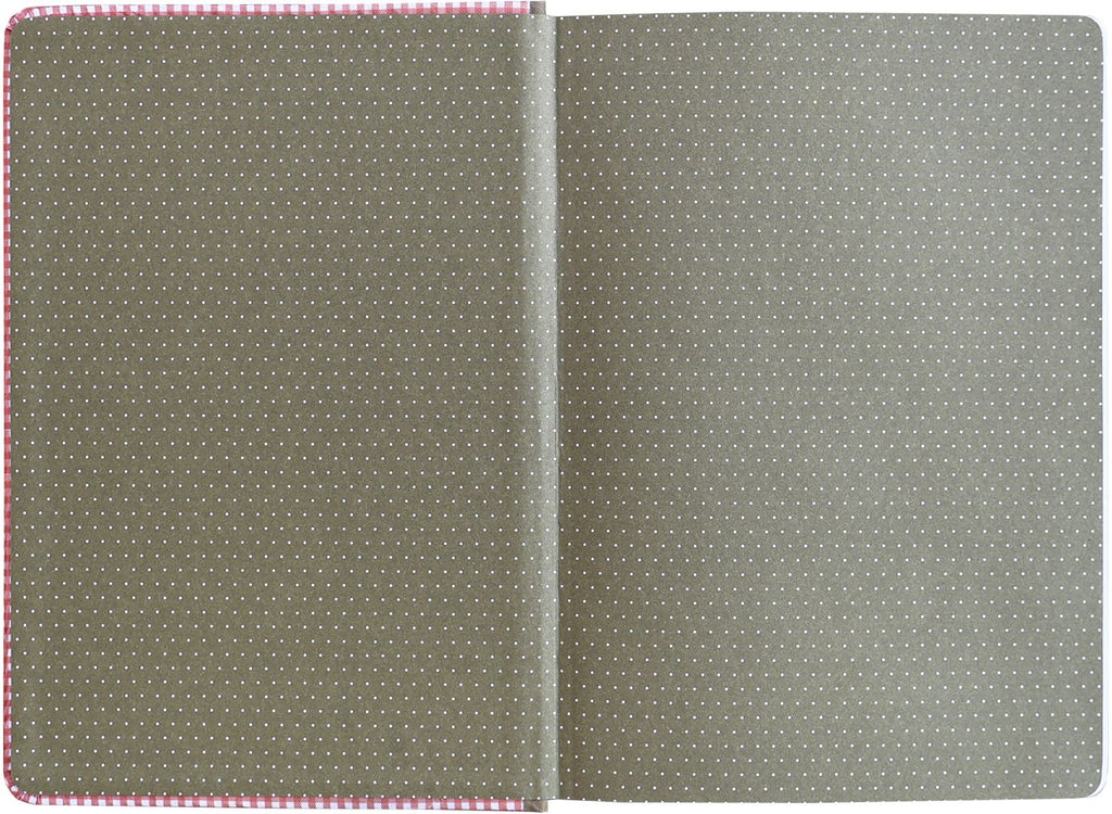 Picnic Berries Book Cloth Journal With Magnetic Bookmarks