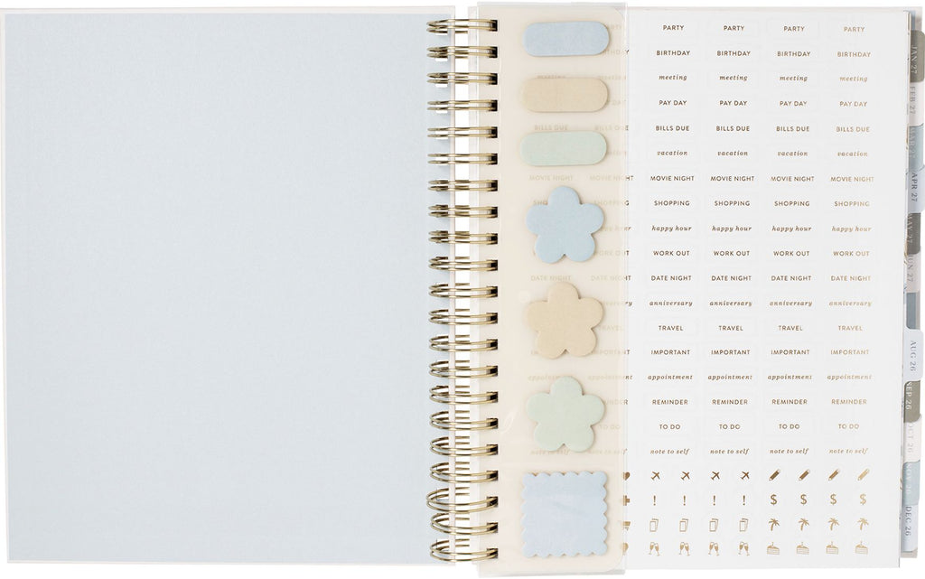2026-2027 Rosemary Frame Weekly Desk Planner
