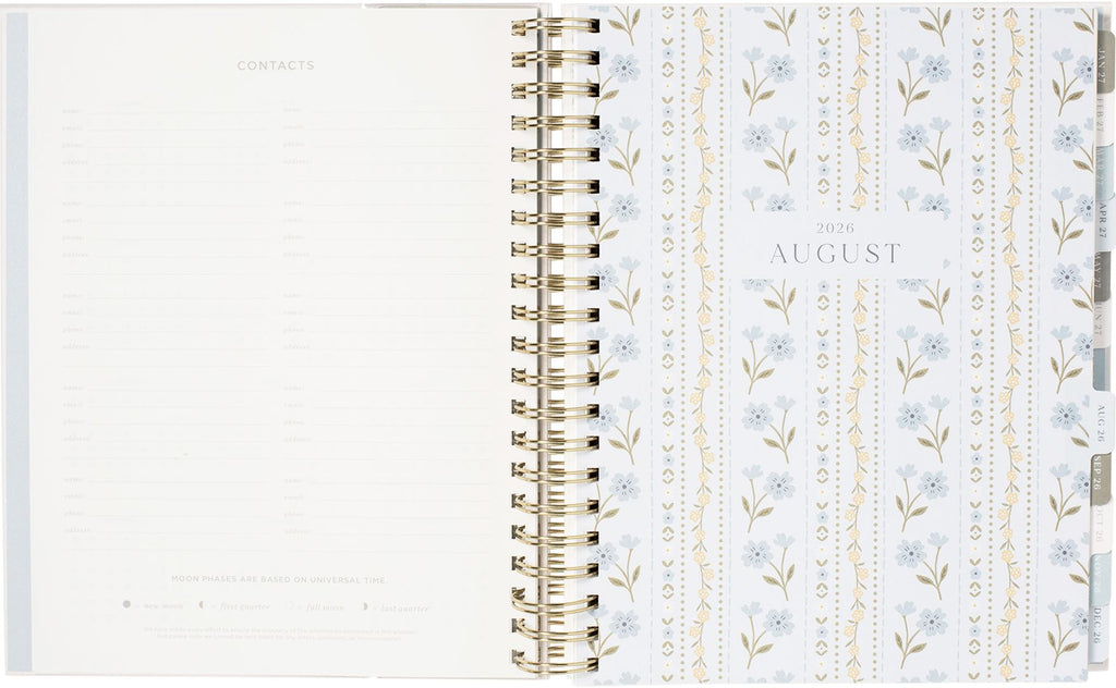 2026-2027 Rosemary Frame Weekly Desk Planner
