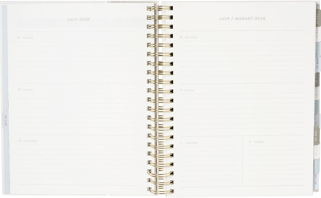 2026-2027 Rosemary Frame Weekly Desk Planner