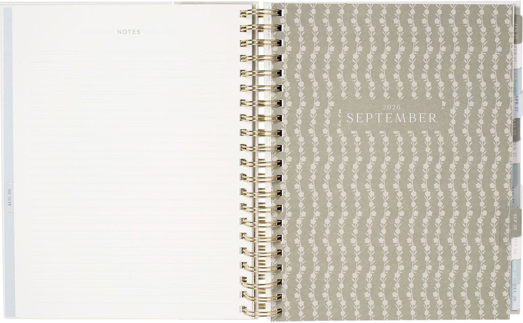 2026-2027 Rosemary Frame Weekly Desk Planner