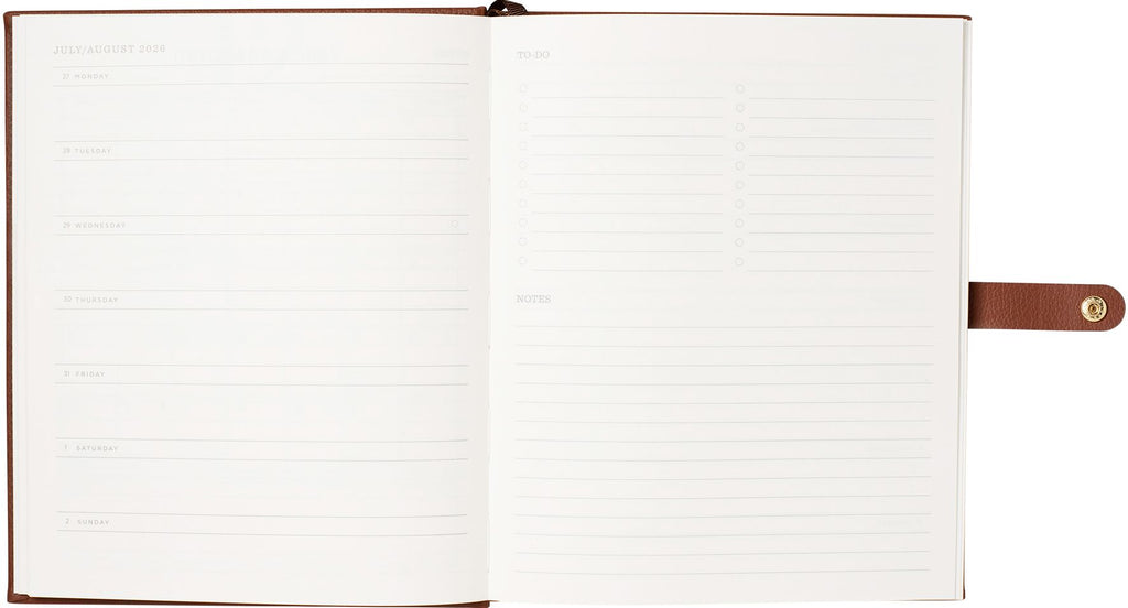 2026-2027 Antique Frame Weekly Desk Planner