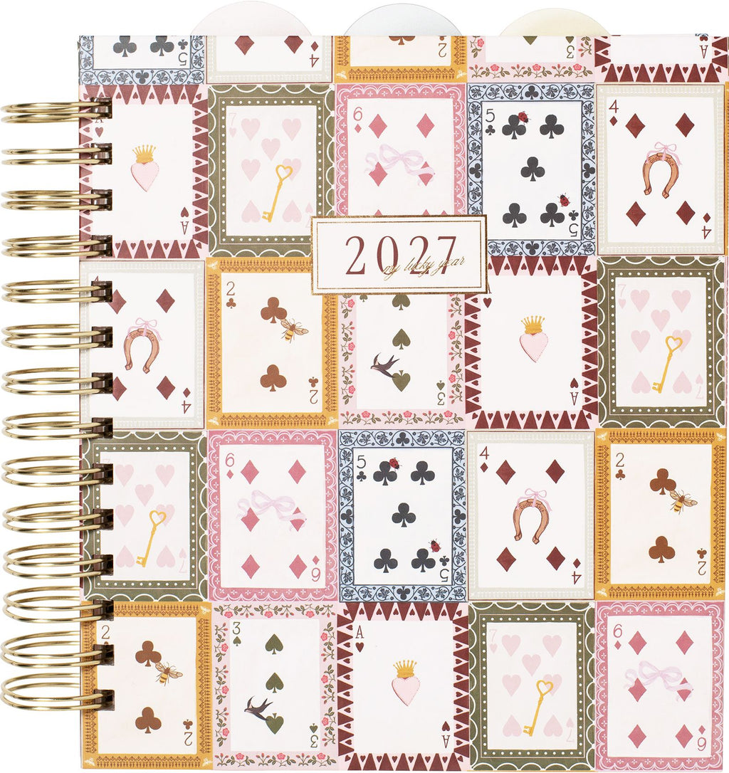 2026-2027 Lucky Year Weekly Desk Planner