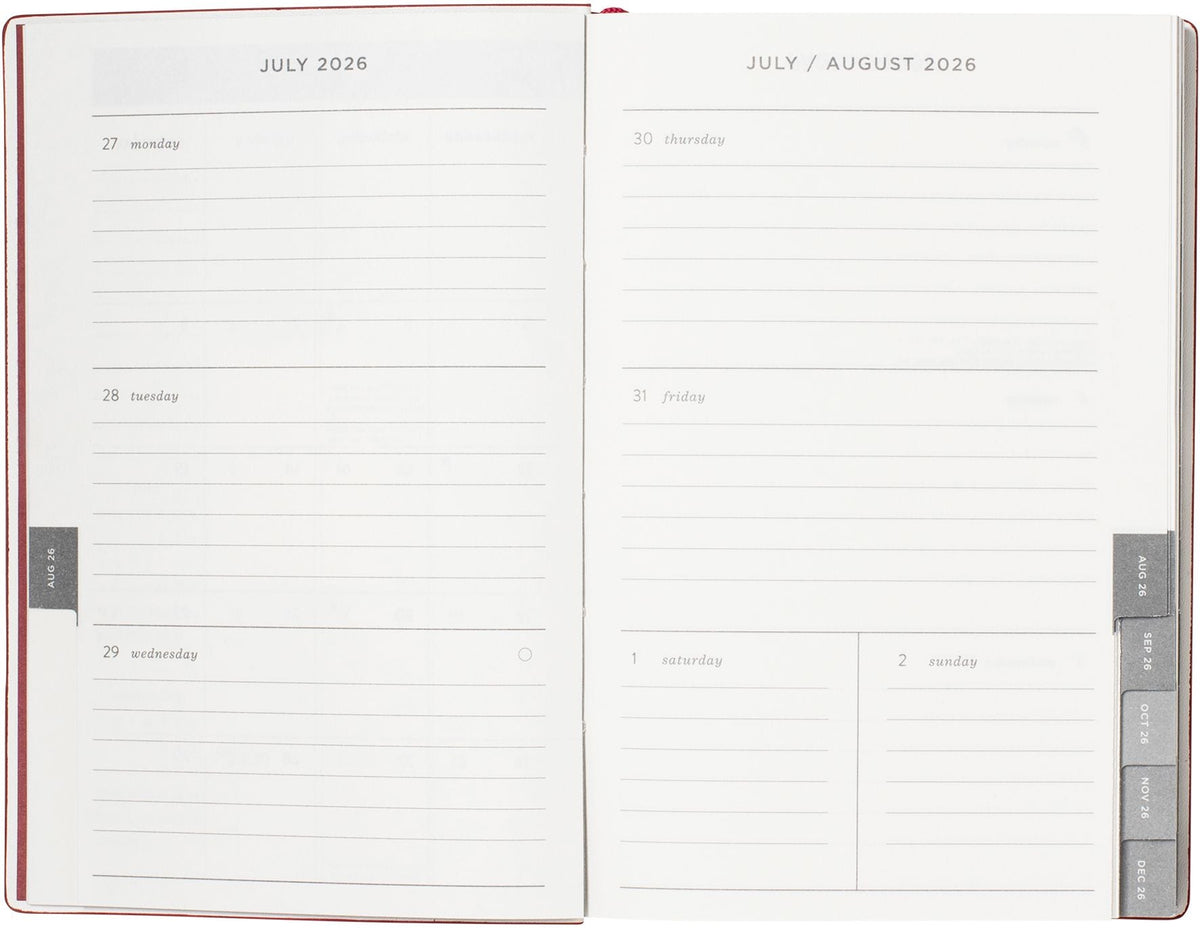 2026-2027 Academic Weekly Pocket Planner