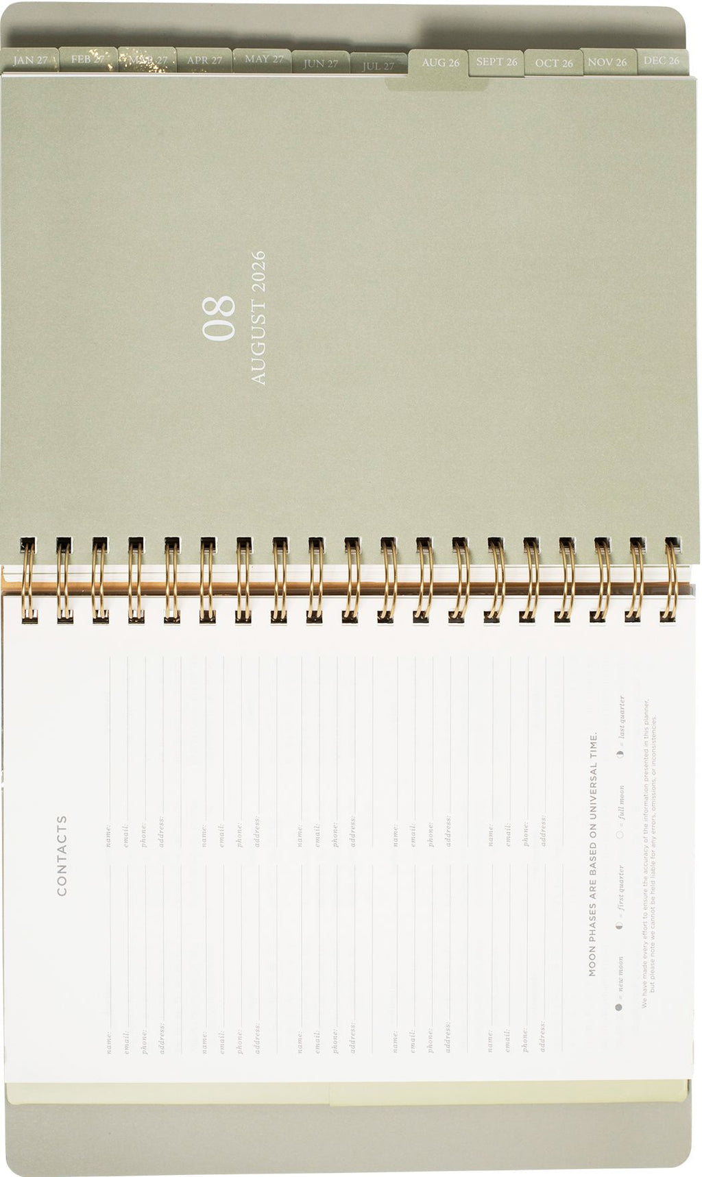2026-2027 Fantasy Weekly Desk Planner