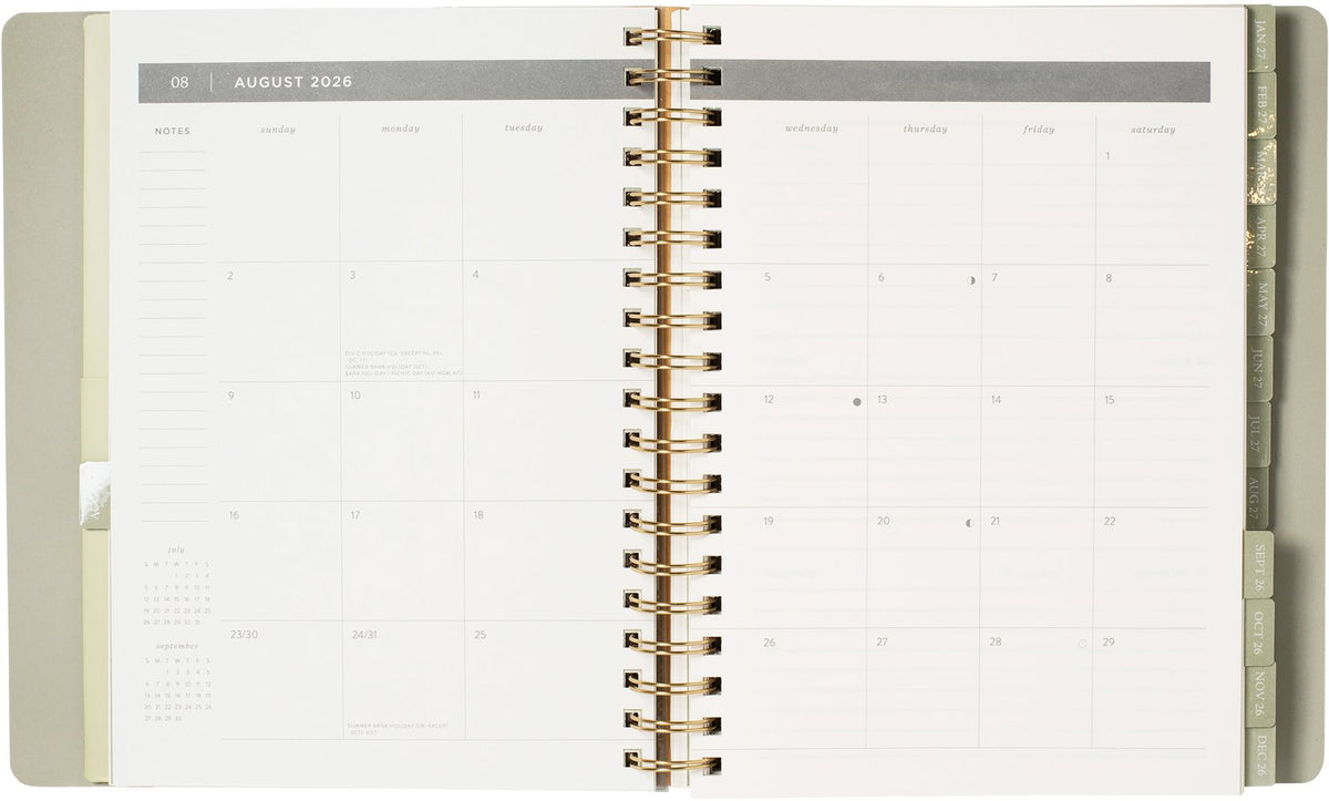2026-2027 Fantasy Weekly Desk Planner