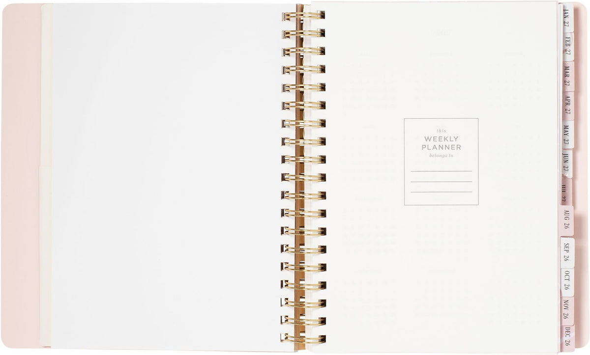 2026-2027 Ballet Bow Weekly Desk Planner