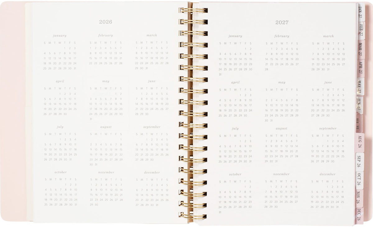 2026-2027 Ballet Bow Weekly Desk Planner