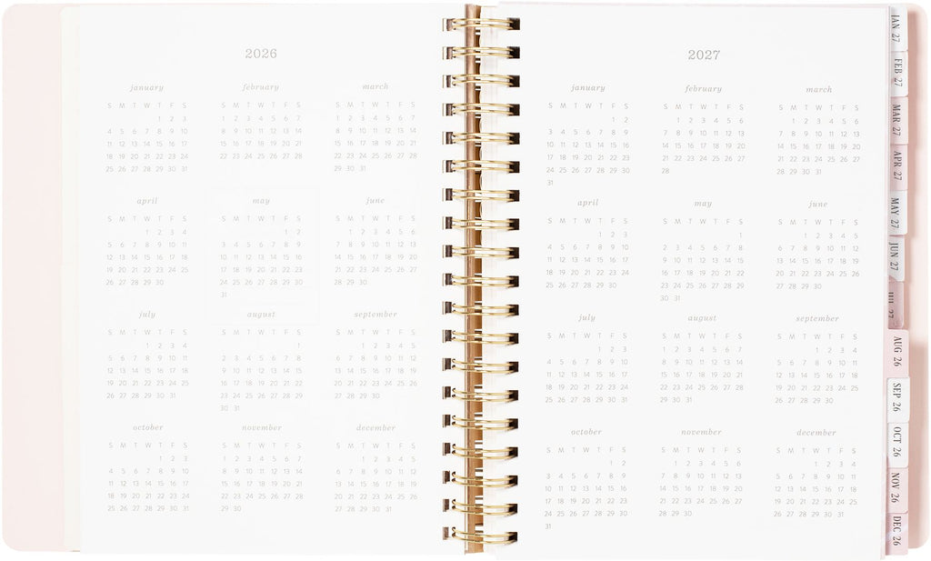 2026-2027 Ballet Bow Weekly Desk Planner