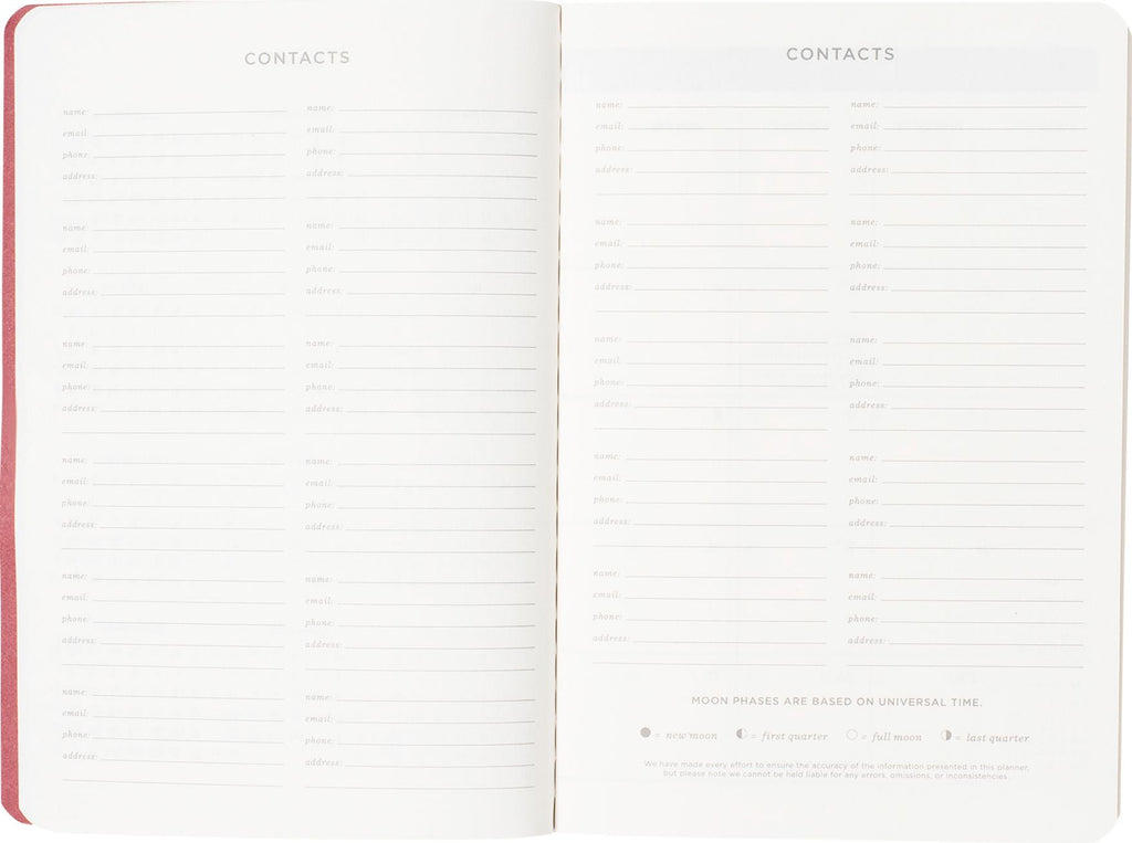 2026-2027 Romantic Birds Monthly Pocket Planner