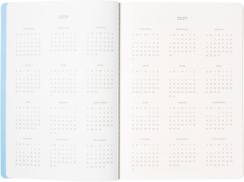 2026-2027 Painted Swans Monthly Desk Planner