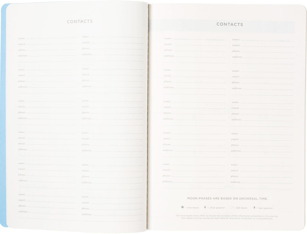 2026-2027 Painted Swans Monthly Desk Planner