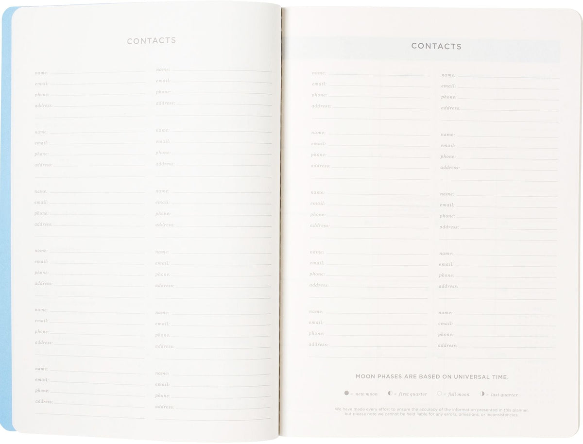 2026-2027 Painted Swans Monthly Desk Planner