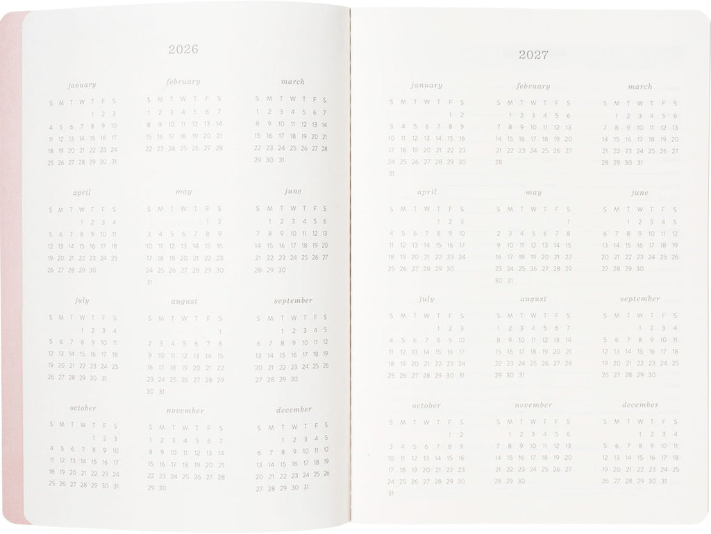 2026-2027 Libby Toile Monthly Desk Planner