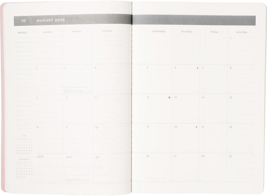 2026-2027 Libby Toile Monthly Desk Planner