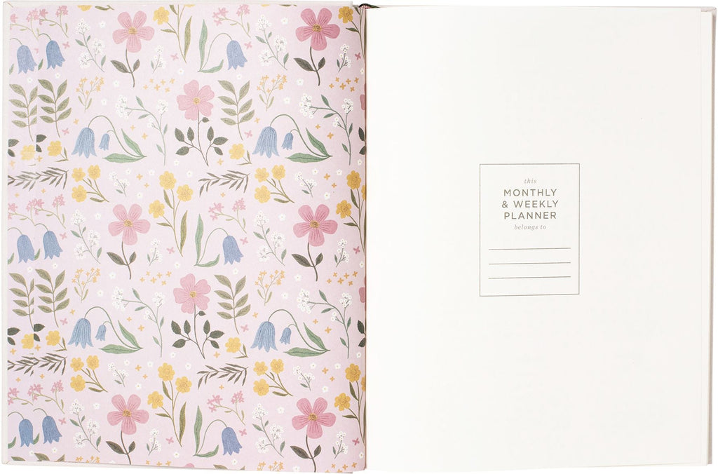 2026-2027 Storybook Flower Weekly Desk Planner