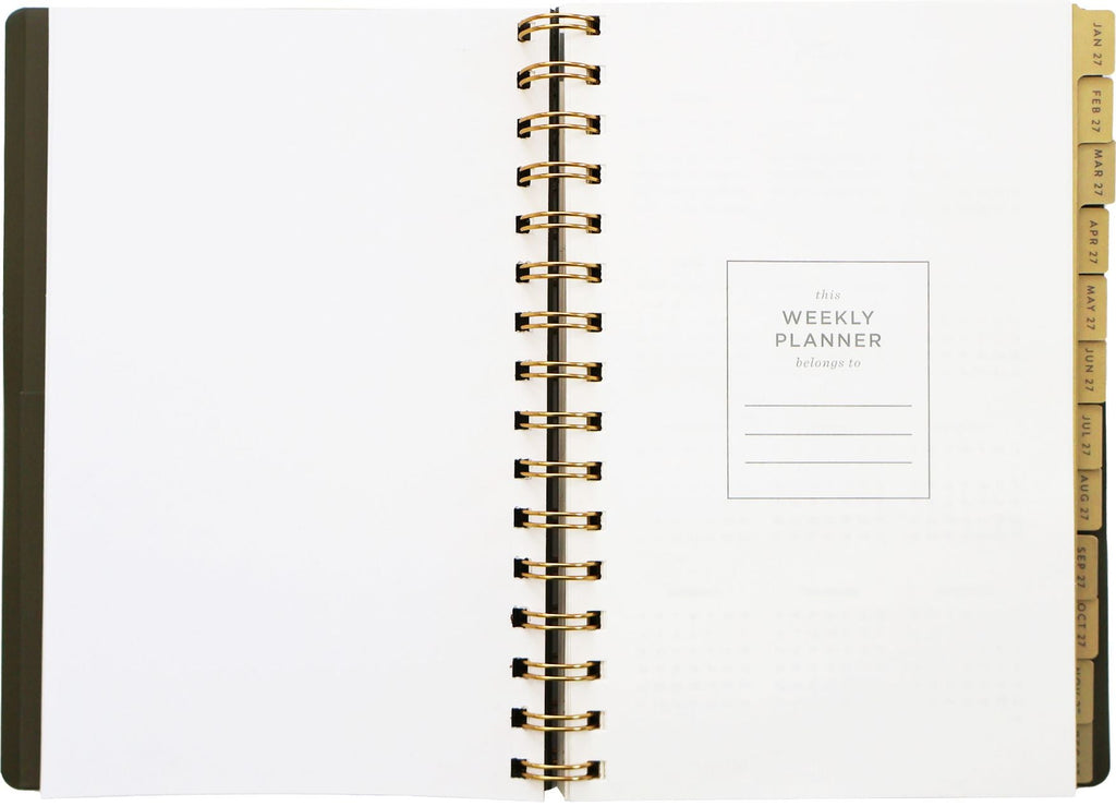 2027 Forage Pear Weekly Desk Planner