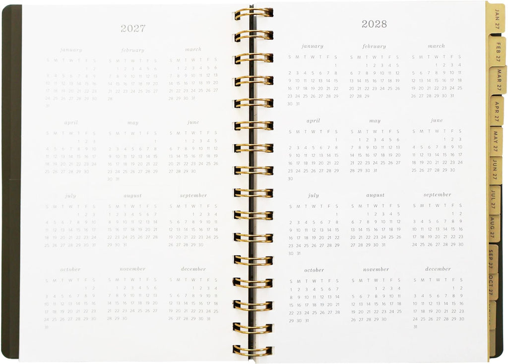 2027 Forage Pear Weekly Desk Planner