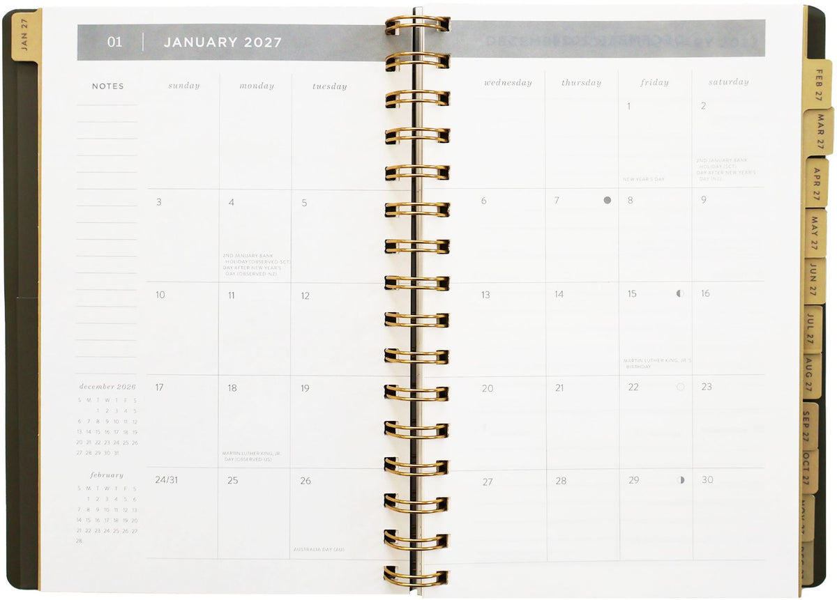 2027 Forage Pear Weekly Desk Planner