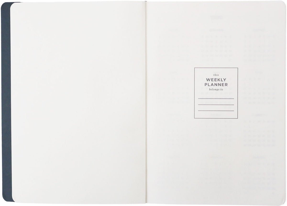 2027 Wavy Weeks Weekly Desk Planner
