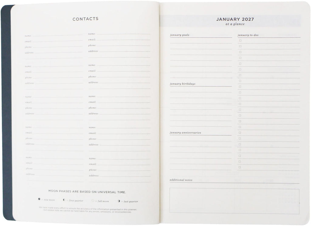 2027 Wavy Weeks Weekly Desk Planner