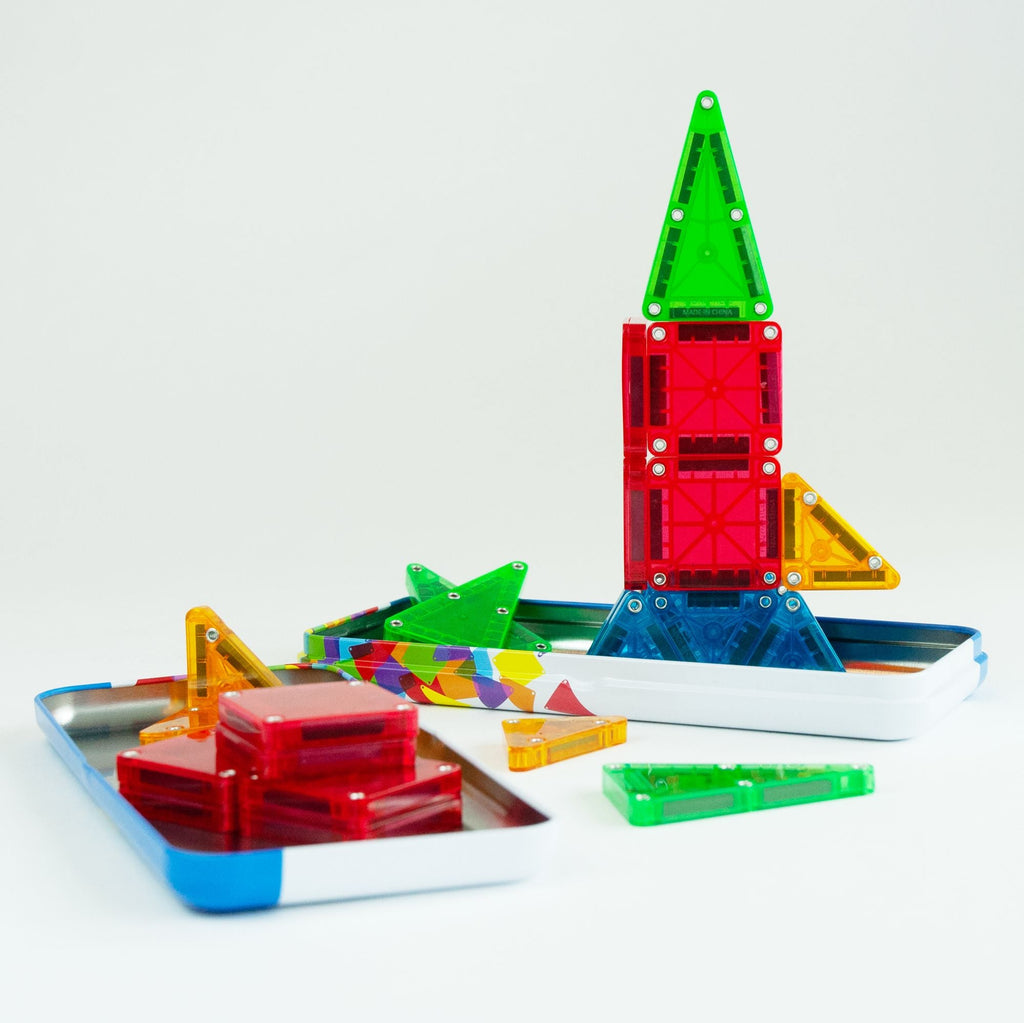 MAGNA-TILES microMAGS Travel Set, 26-Piece Magnetic Construction Set, The ORIGINAL Magnetic Building Brand