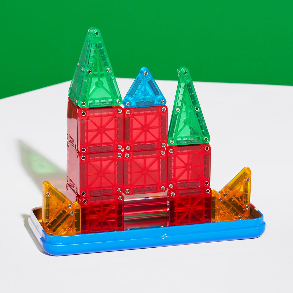 MAGNA-TILES microMAGS Travel Set, 26-Piece Magnetic Construction Set, The ORIGINAL Magnetic Building Brand