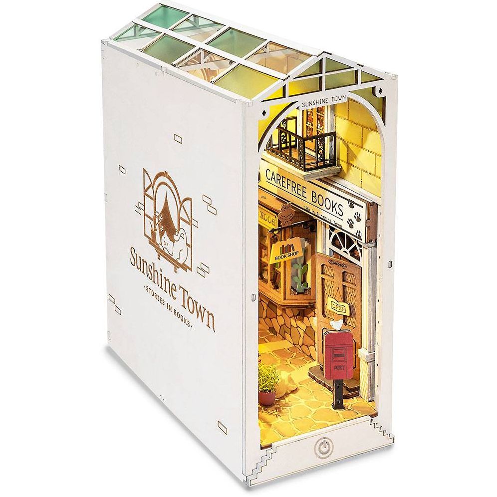DIY Miniature Bookend: Sunshine Town