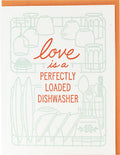 Filled Dishwasher Love Card