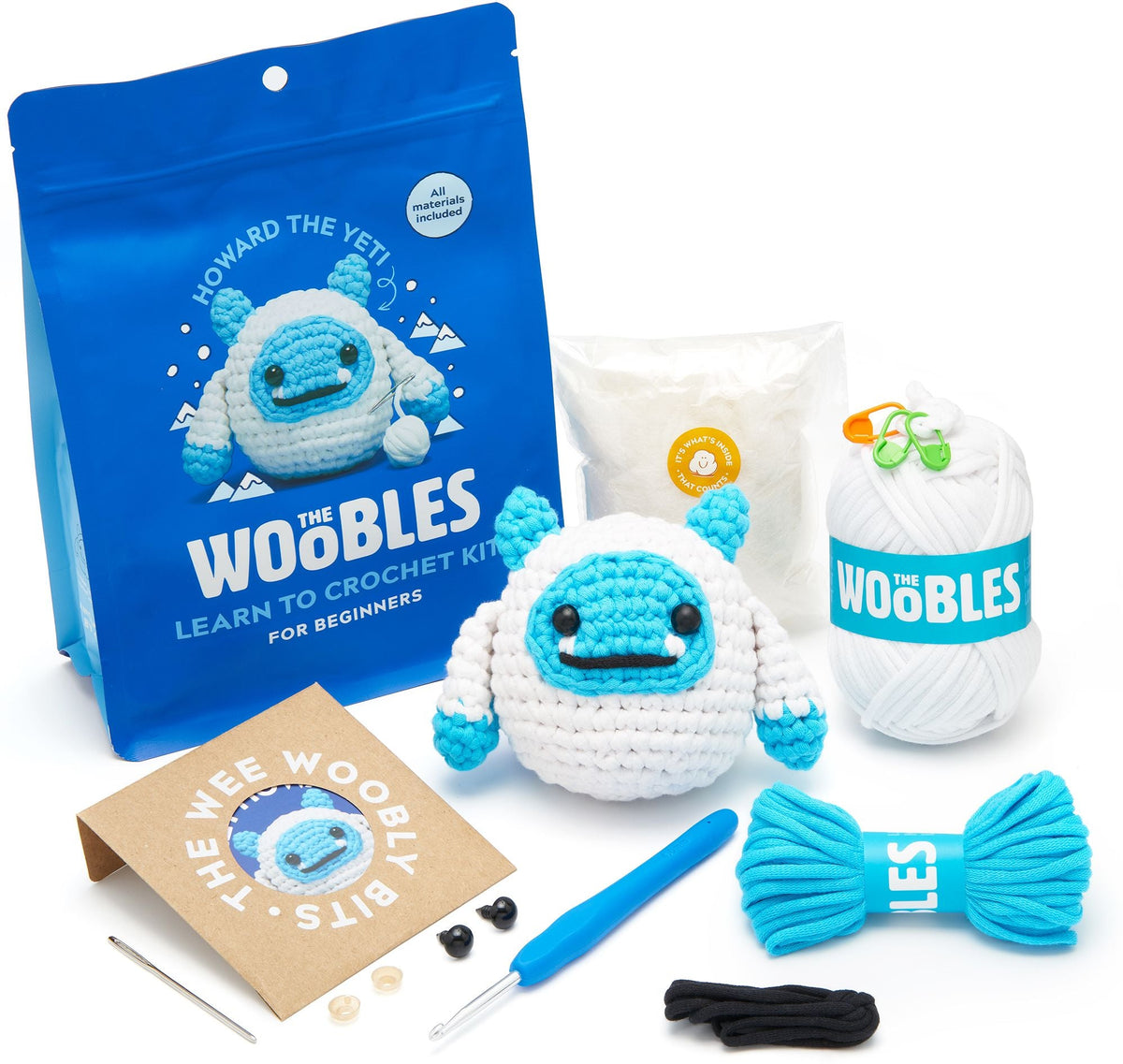 Howard the Yeti, The Woobles Beginner Crochet Kit
