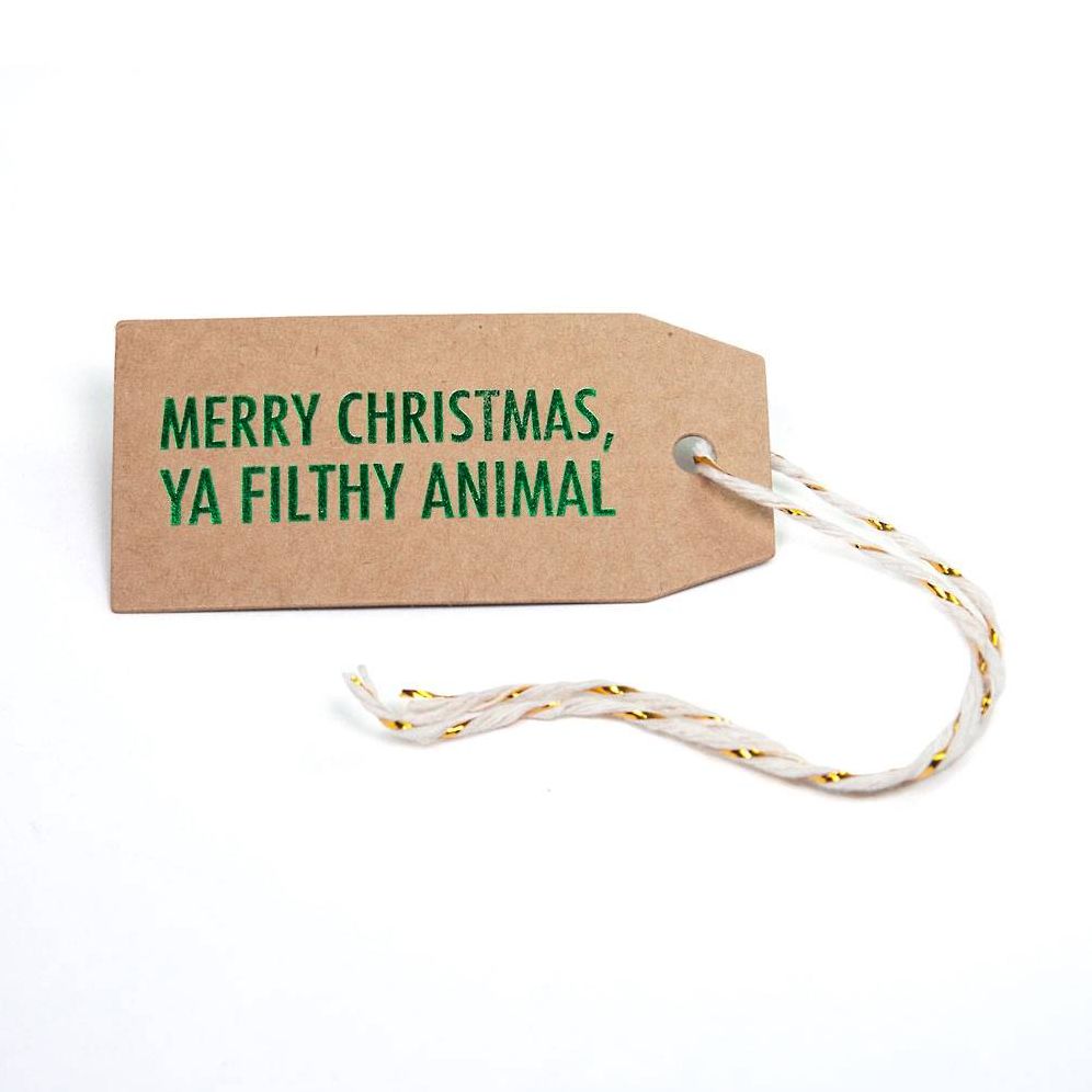 Ya Filthy Animal Gift Tags