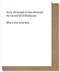 Blockbuster Birthday Card