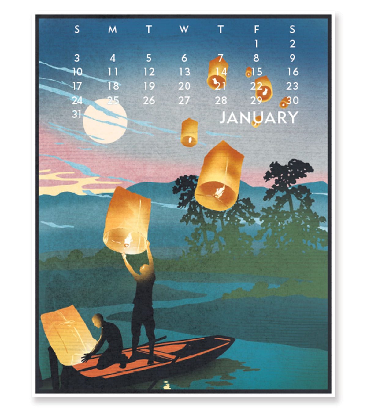 2027 Linnea Design Poster Calendar
