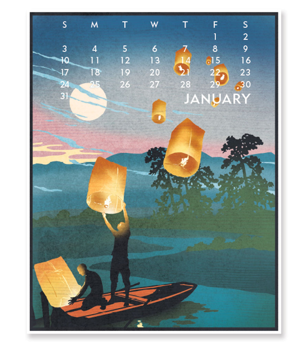 2027 Linnea Design Desktop Calendar