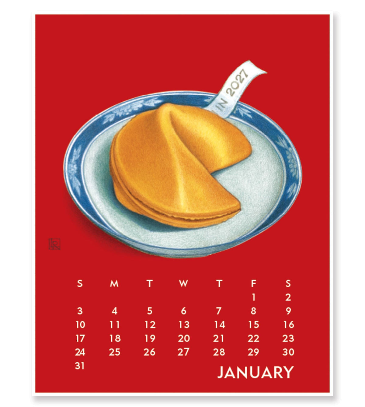 2027 Linnea Design Desktop Calendar