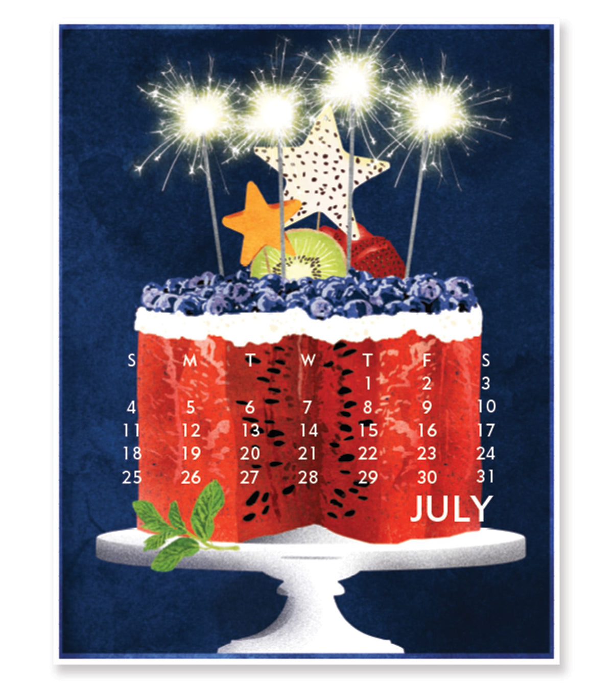 2027 Linnea Design Desktop Calendar