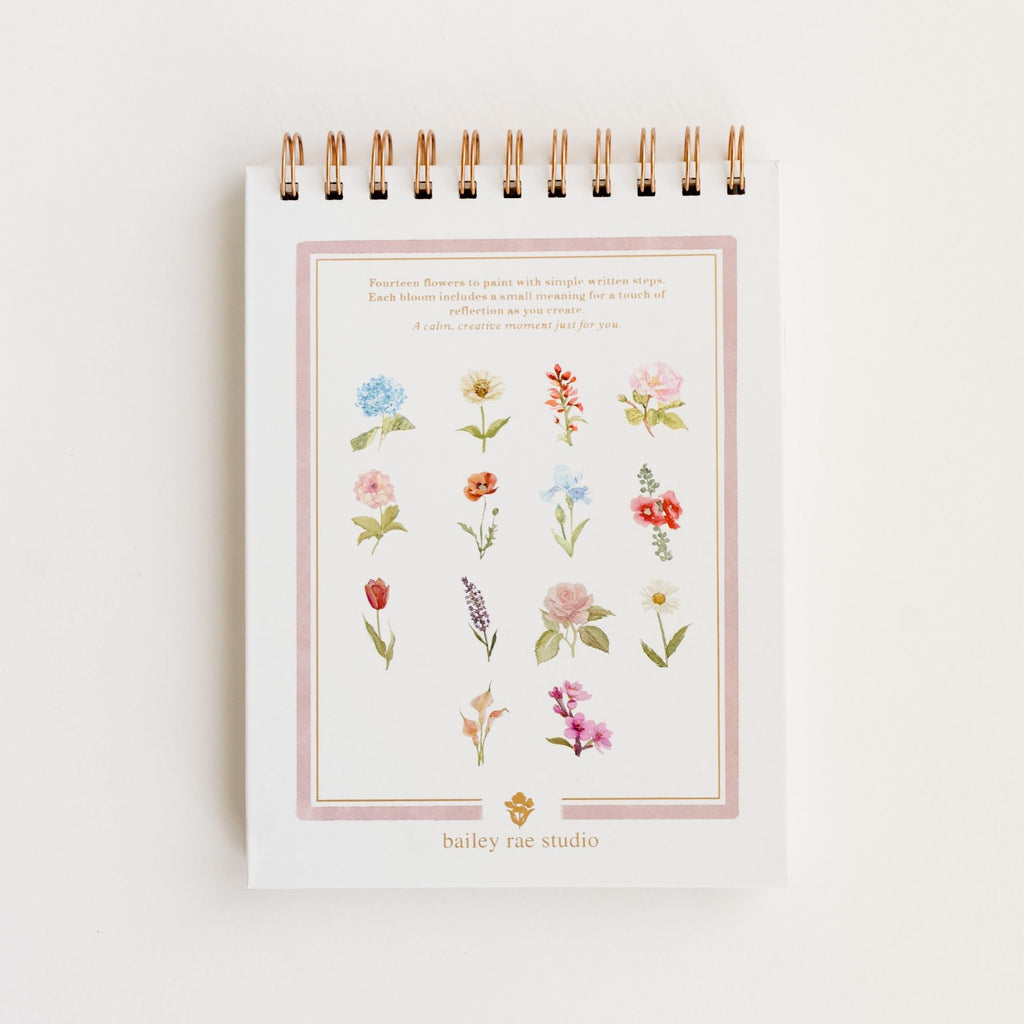Flowers Watercolor Workbook