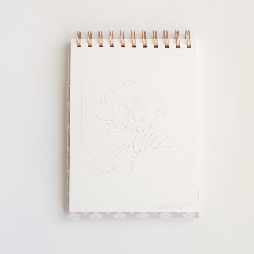 Flowers Watercolor Workbook