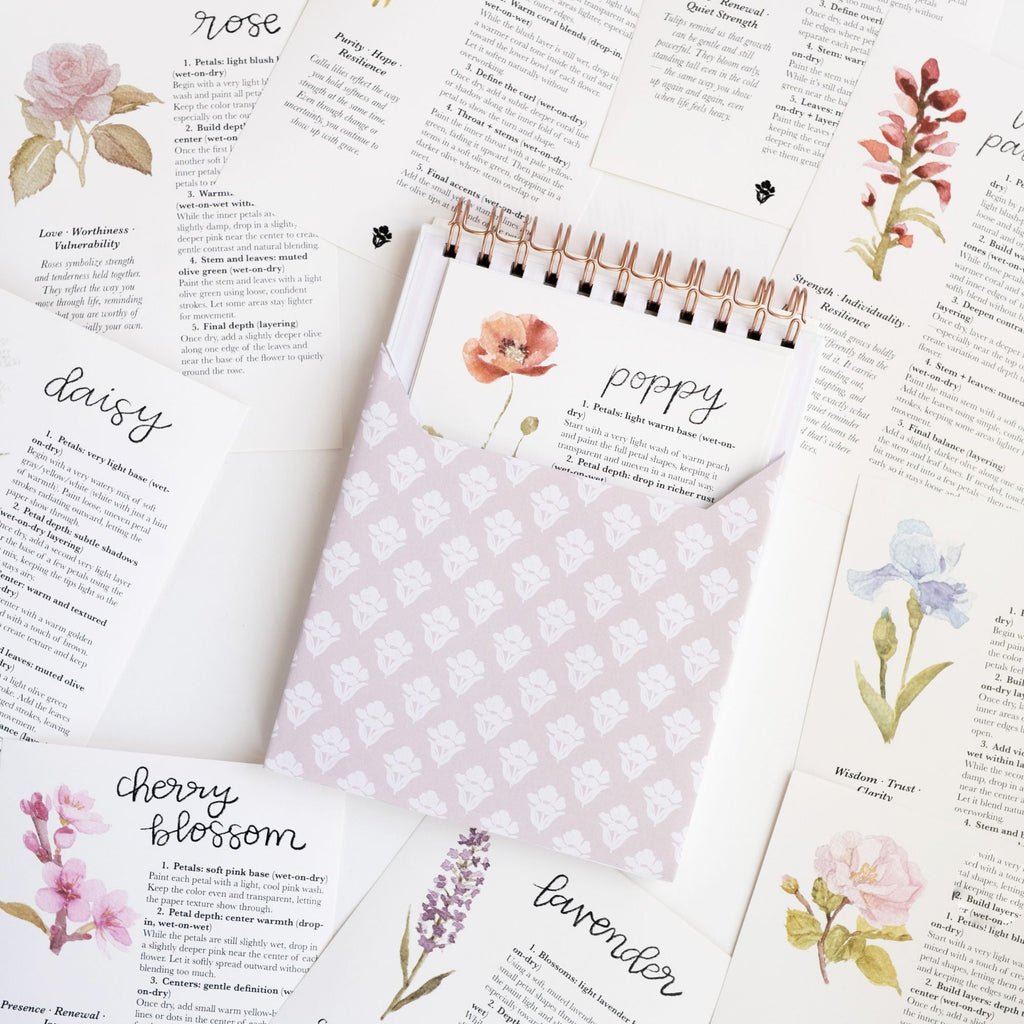 Flowers Watercolor Workbook