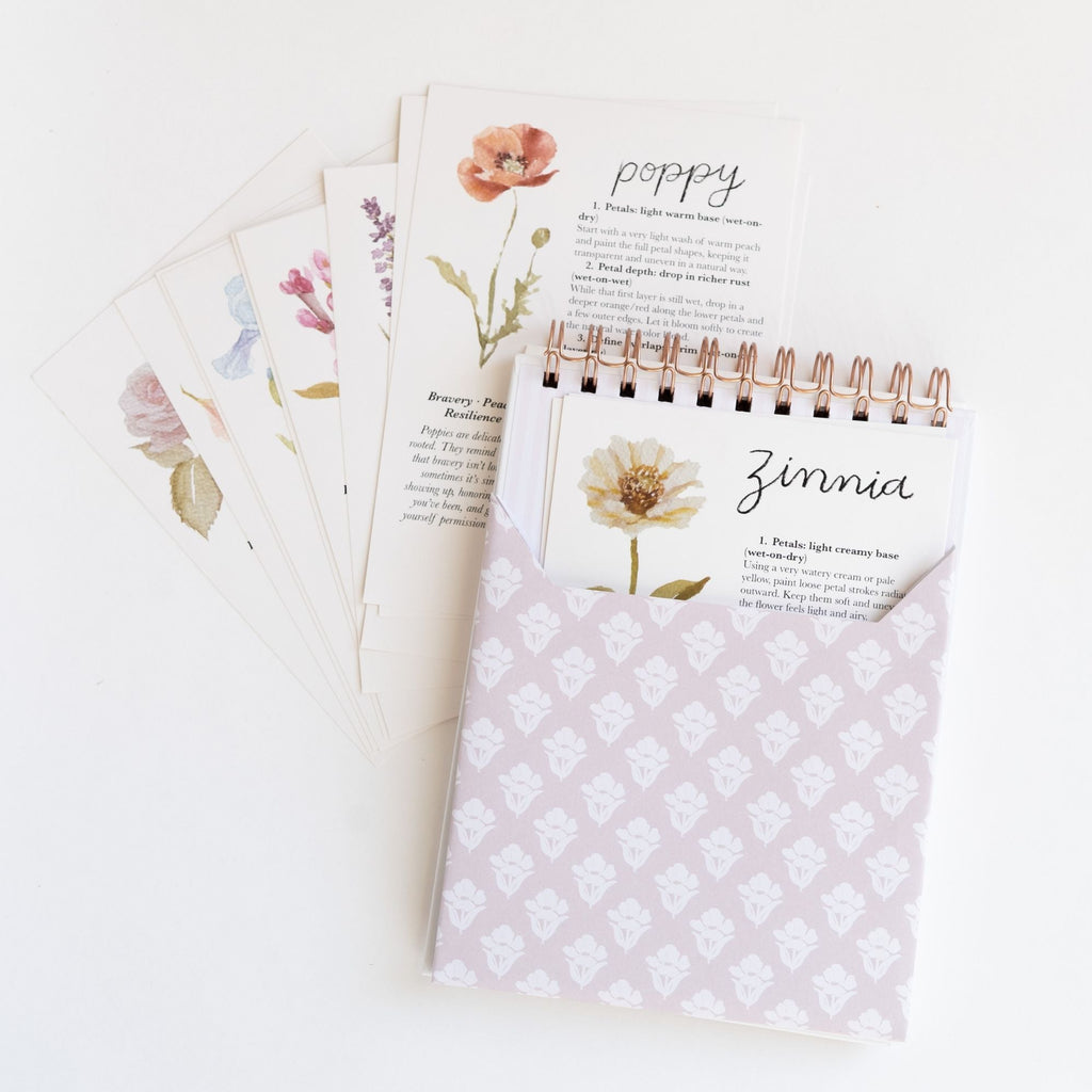 Flowers Watercolor Workbook
