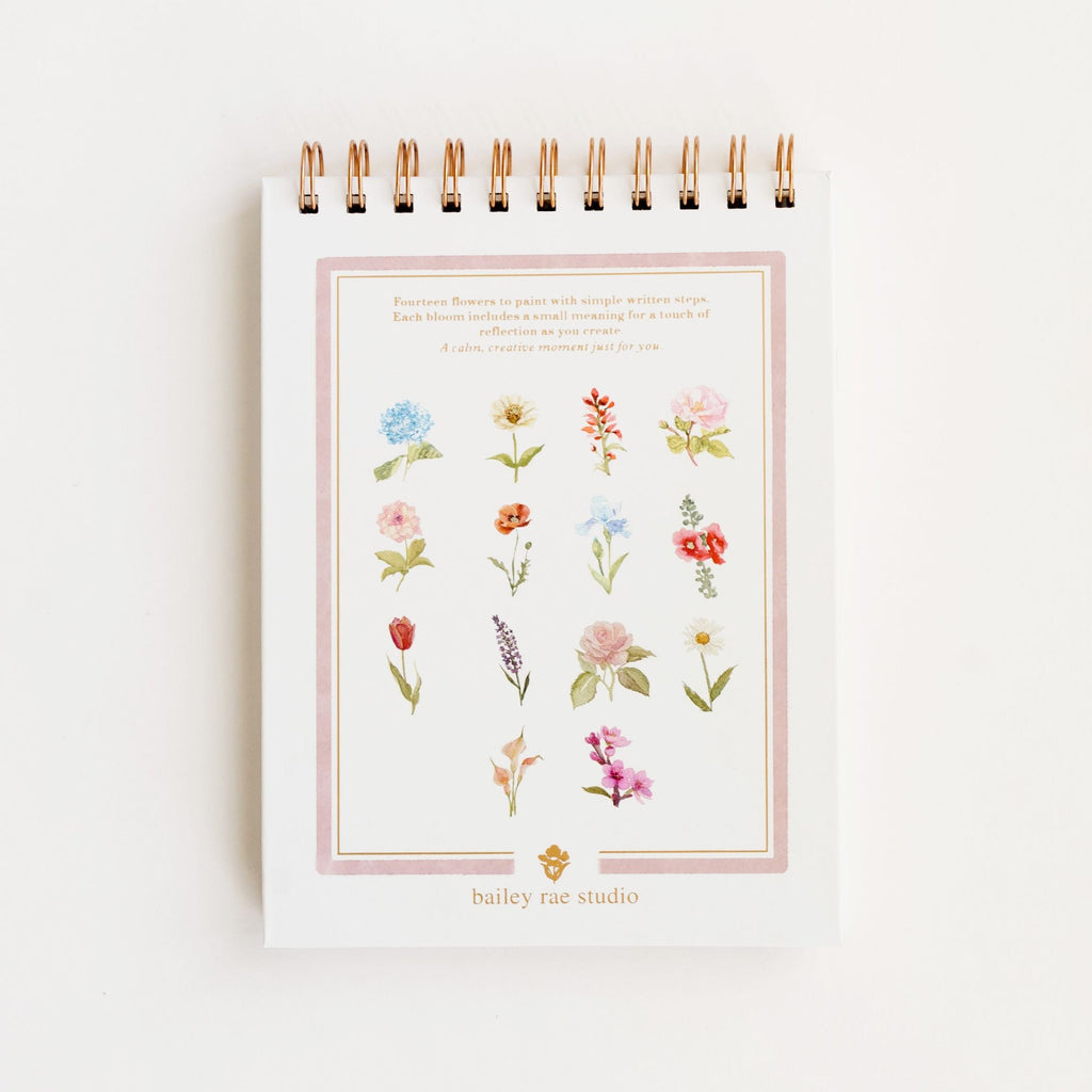 Flowers Watercolor Workbook