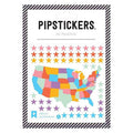 Fuzzy USA Sticker Sheet